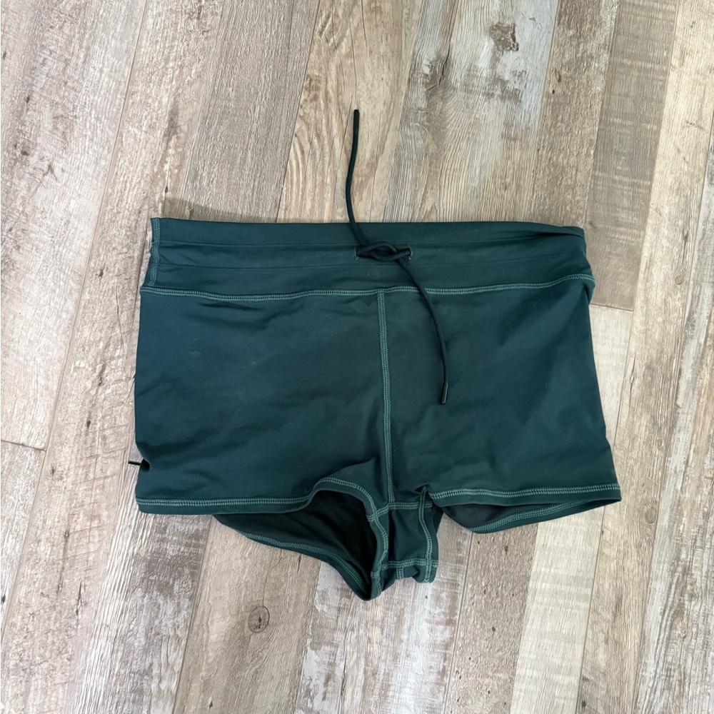 Vuori teal swim shorts
